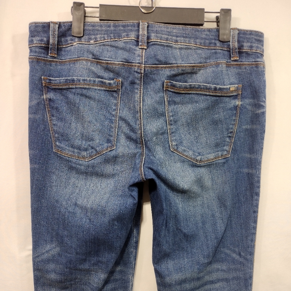 White House Black Market The Skimmer Jeans Womens 10 Blue Western Rodeo Retro - Picture 7 of 10